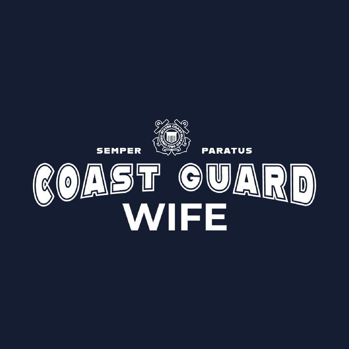 Coast Guard Wife Crewneck (Navy)