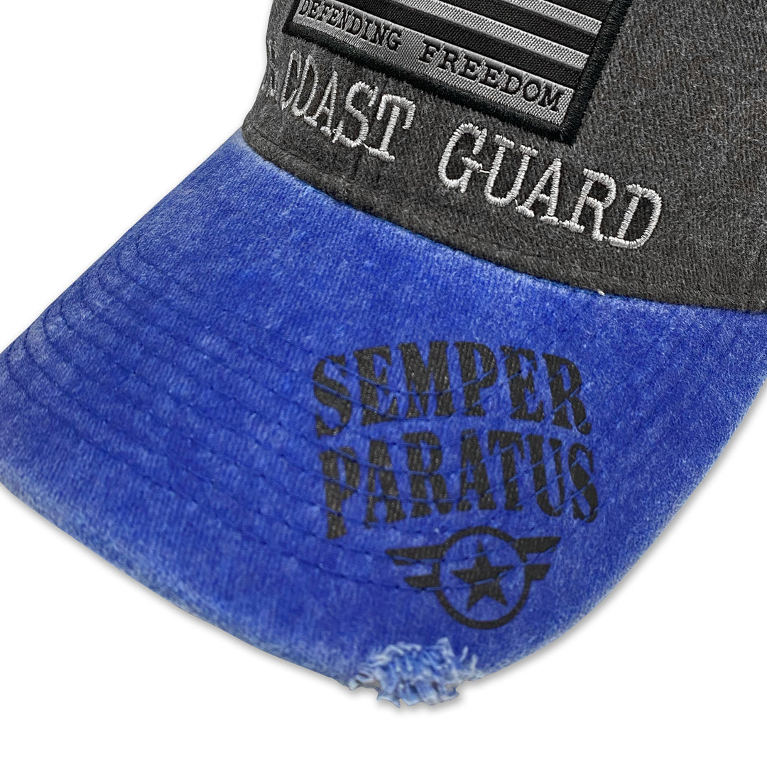 Coast Guard Defending Freedom Xtreme Bent Hat