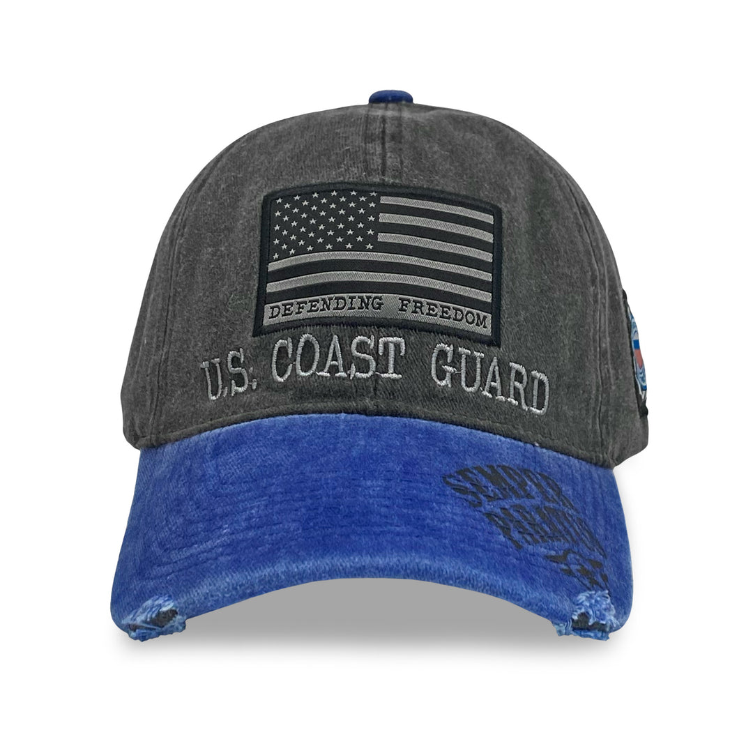 Coast Guard Defending Freedom Xtreme Bent Hat