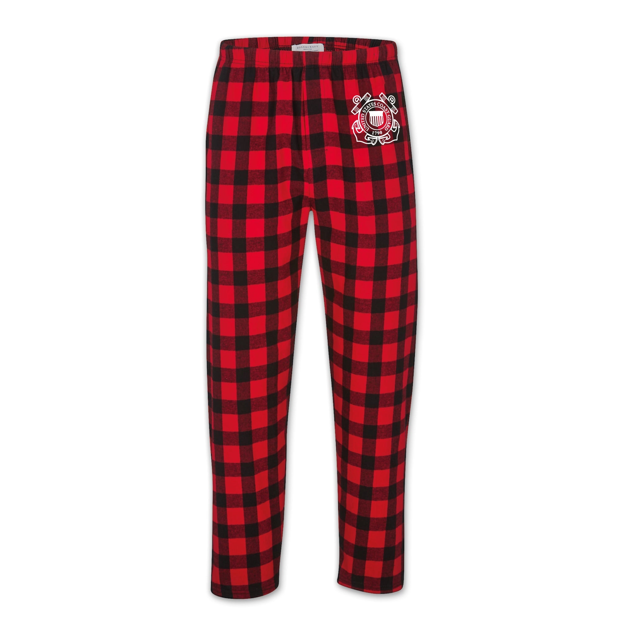 Coast Guard Seal Holiday Flannel Pants