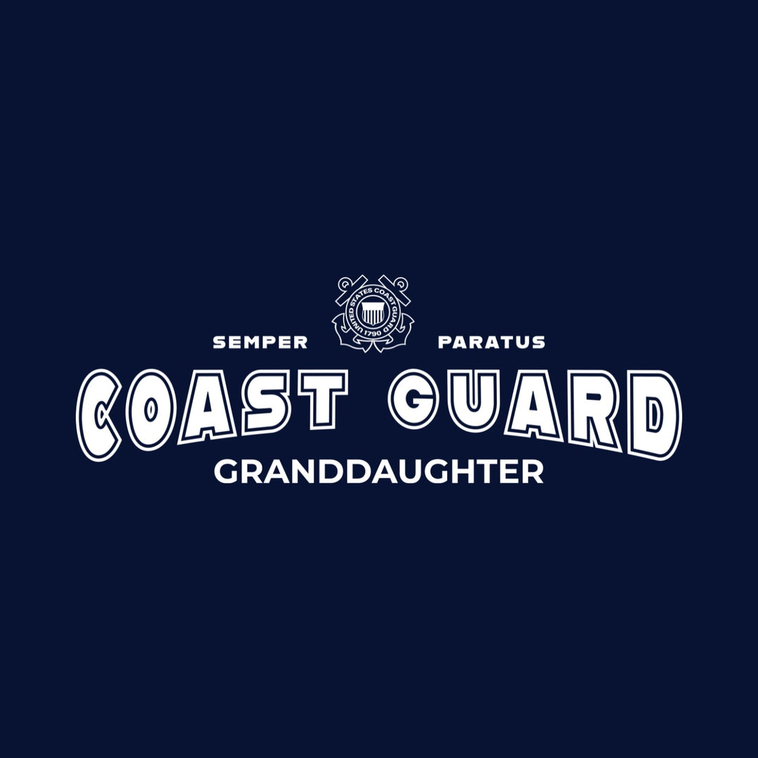 Coast Guard Granddaughter T-Shirt (Navy)