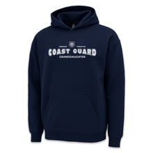 Load image into Gallery viewer, Coast Guard Granddaughter Hood (Navy)