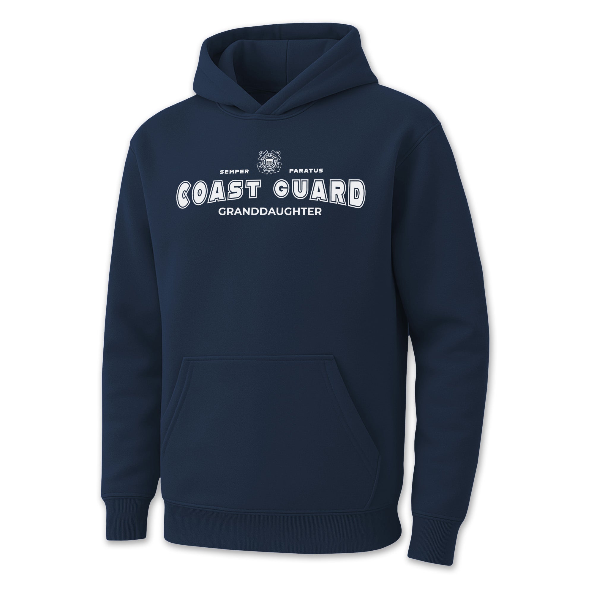 Coast Guard Granddaughter Youth Hood (Navy)