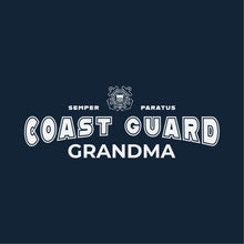 Load image into Gallery viewer, Coast Guard Grandma Ladies T-Shirt (Navy)