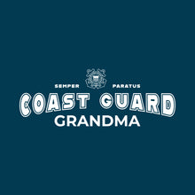 Load image into Gallery viewer, Coast Guard Champion Grandma Ladies Crewneck (Navy)