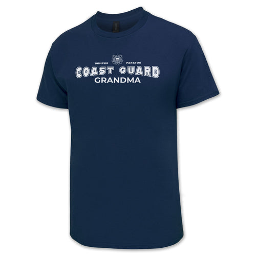 Coast Guard Grandma T-Shirt (Navy)