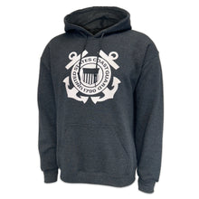 Load image into Gallery viewer, Coast Guard Reflective Logo Hood (Charcoal)