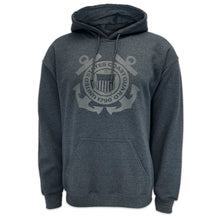 Load image into Gallery viewer, Coast Guard Reflective Logo Hood (Charcoal)