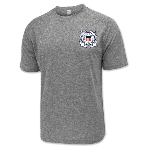 Coast Guard Seal Logo Performance T-Shirt (Grey)