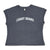 Coast Guard Ladies Distressed Arch T-Shirt (Navy)