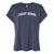 Coast Guard Ladies Distressed Arch T-Shirt (Navy)