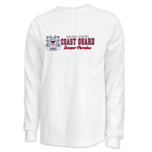 Load image into Gallery viewer, Pick Your Design Coast Guard Long Sleeve T-Shirt (White)