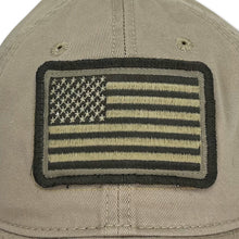 Load image into Gallery viewer, Coast Guard Patch Flag Hat (Khaki)