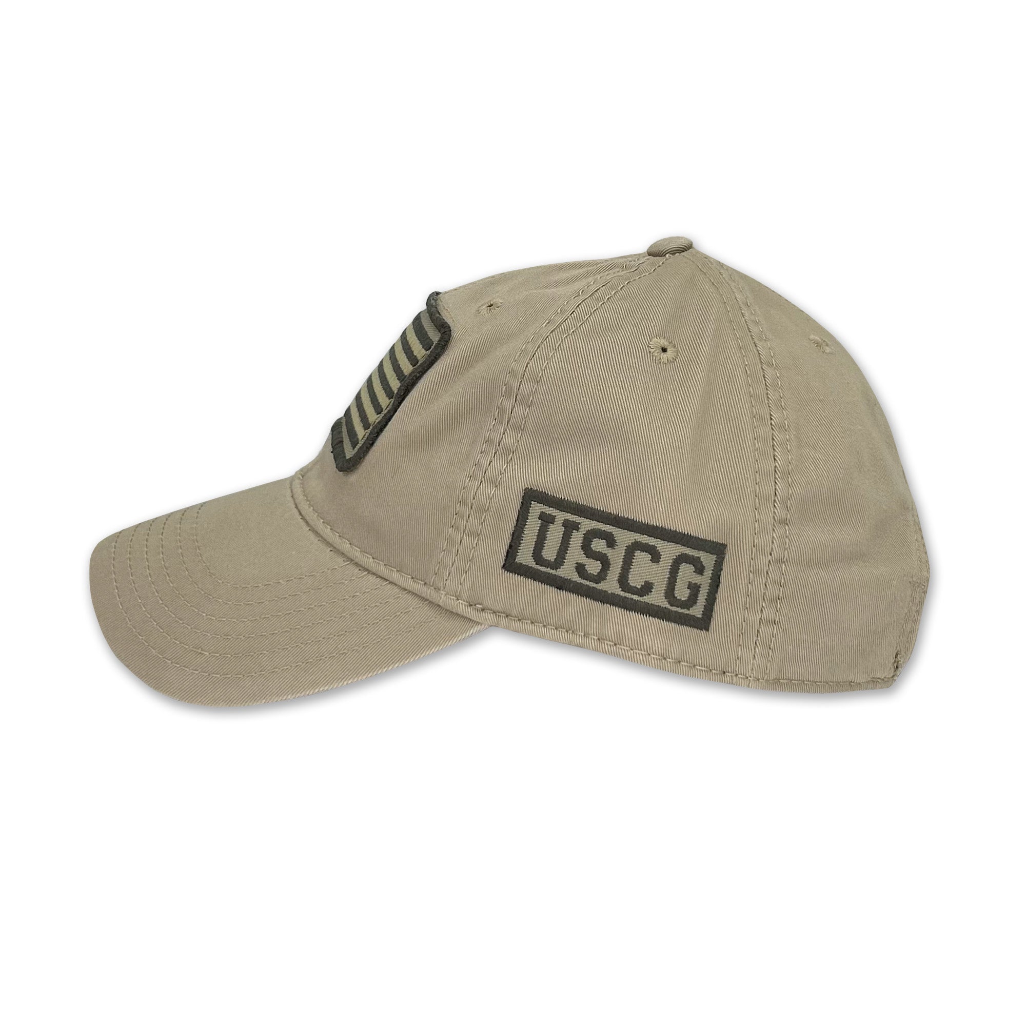 Coast Guard Patch Flag Hat (Khaki)
