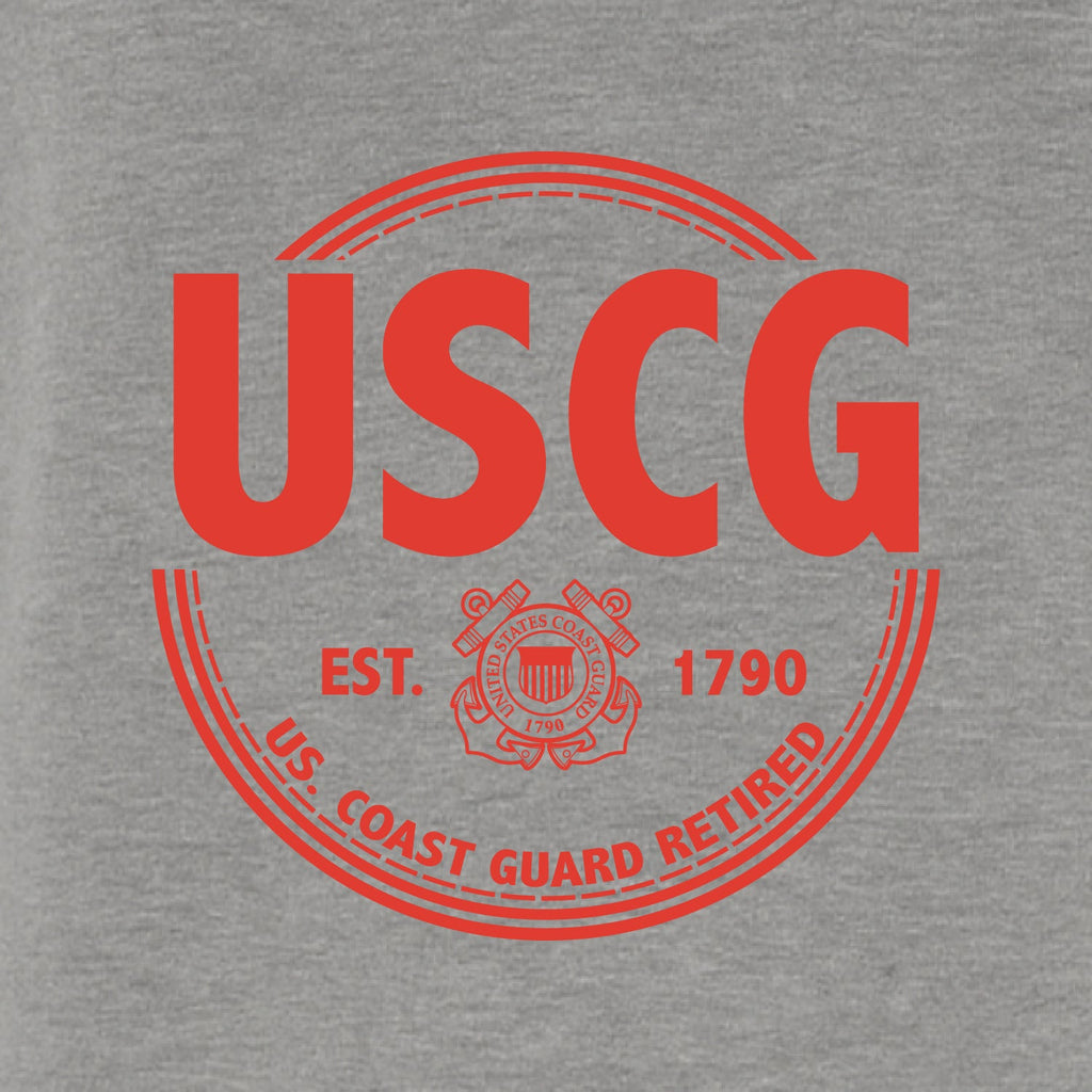 Coast Guard Retired Full-Zip Hood