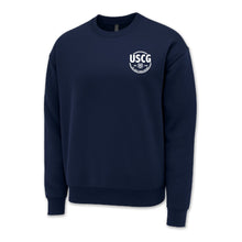 Load image into Gallery viewer, Pick Your Design Coast Guard Crewneck Sweatshirt (Navy)