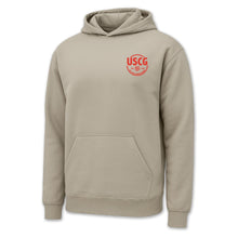 Load image into Gallery viewer, Pick Your Design Coast Guard Hooded Sweatshirt (Tan)