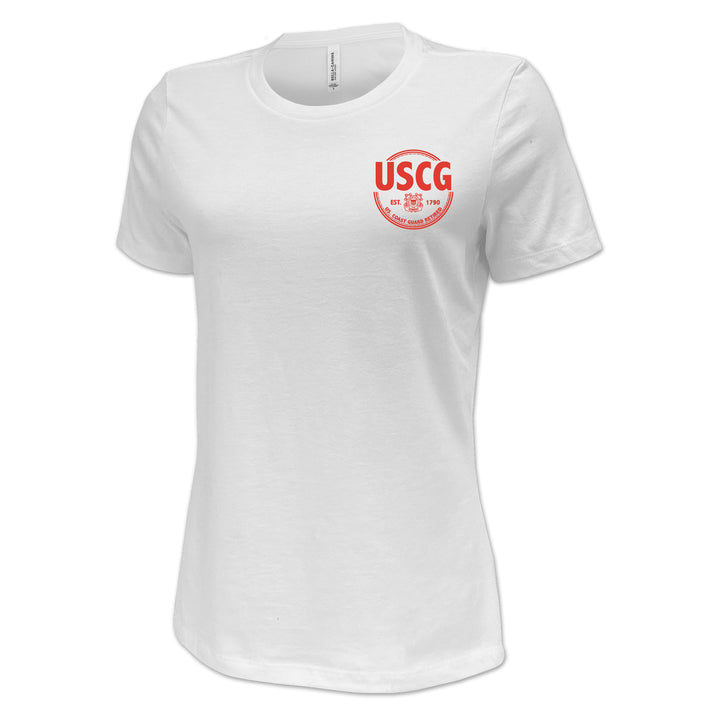 Coast Guard Retired Ladies T-Shirt