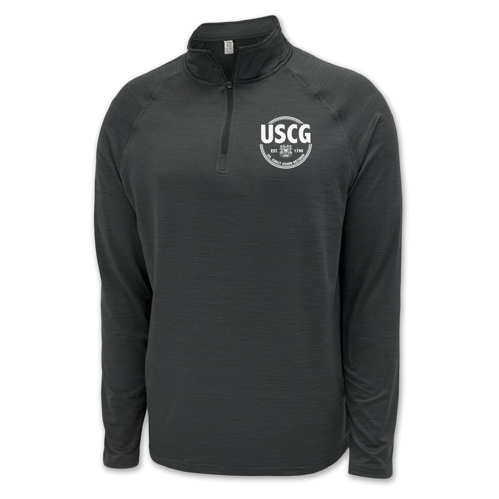 Coast Guard Retired Performance 1/4 Zip