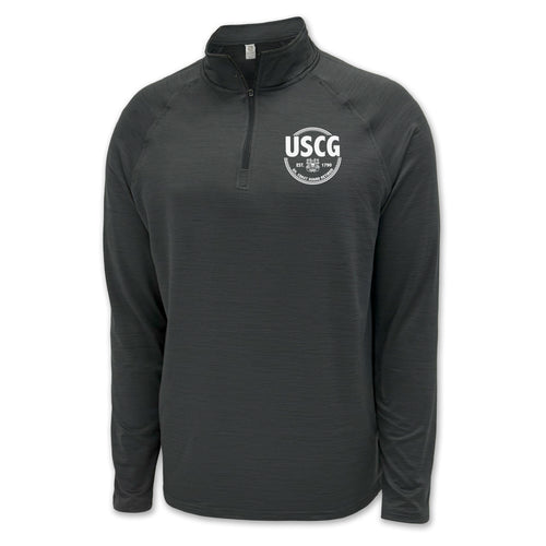 Coast Guard Retired Performance 1/4 Zip