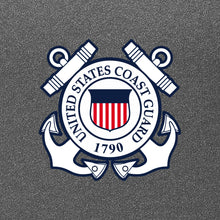 Load image into Gallery viewer, Coast Guard Seal Center Chest Performance Hood (Grey)