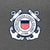 Coast Guard Seal Center Chest Performance Hood (Grey)