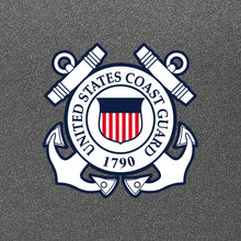 Load image into Gallery viewer, Coast Guard Seal Left Chest Logo Performance Hood (Grey)