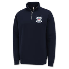 Load image into Gallery viewer, Coast Guard Seal Logo 1/4 Zip