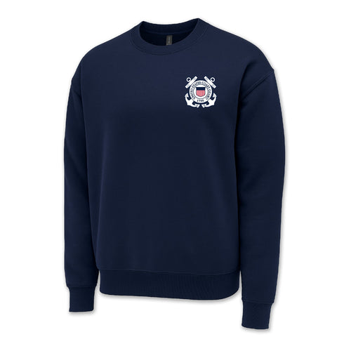 Pick Your Design Coast Guard Crewneck Sweatshirt (Navy)