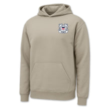 Load image into Gallery viewer, Pick Your Design Coast Guard Hooded Sweatshirt (Tan)