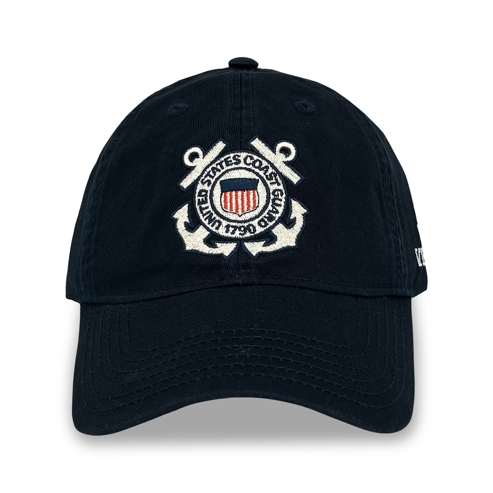 Coast Guard Seal Veteran Twill Hat (Navy)