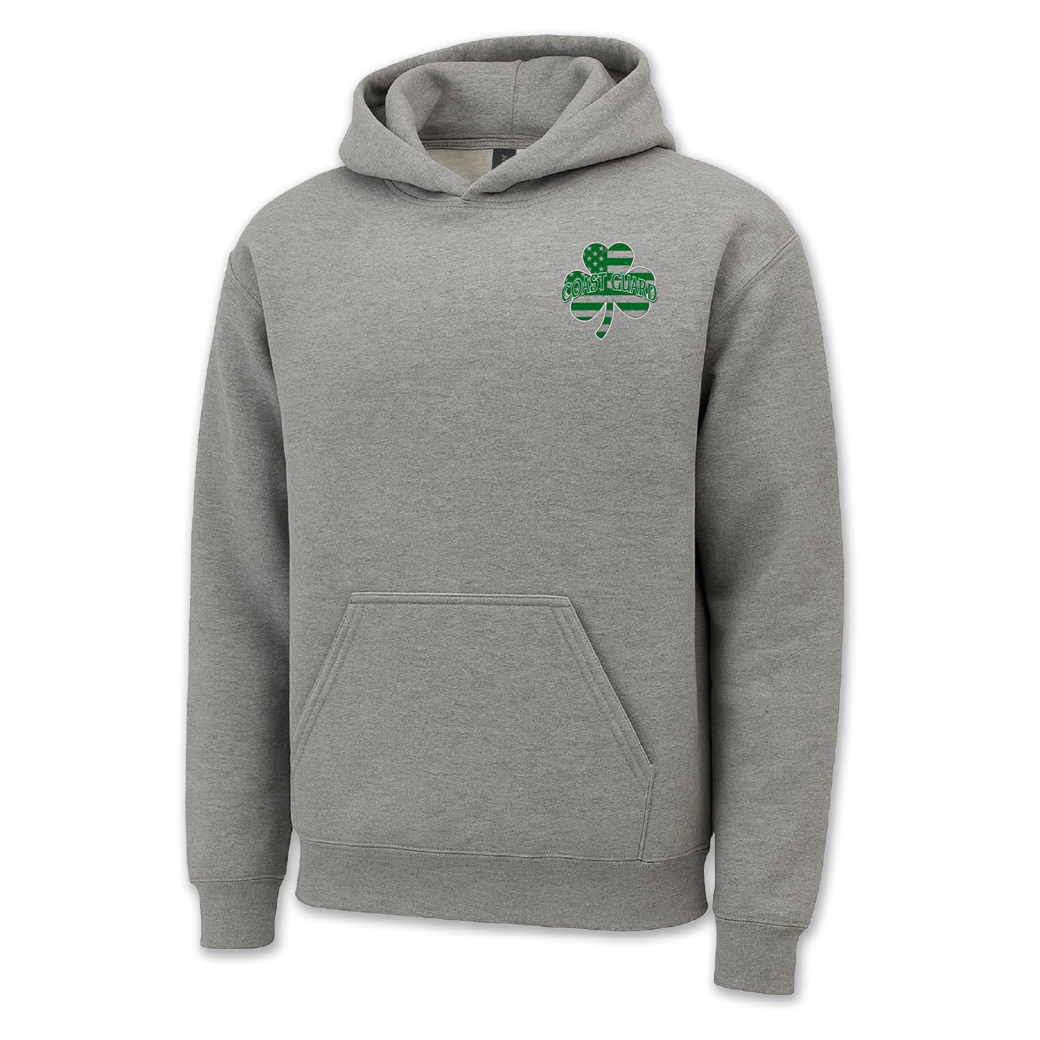 Pick Your Design Coast Guard Hooded Sweatshirt (Grey)