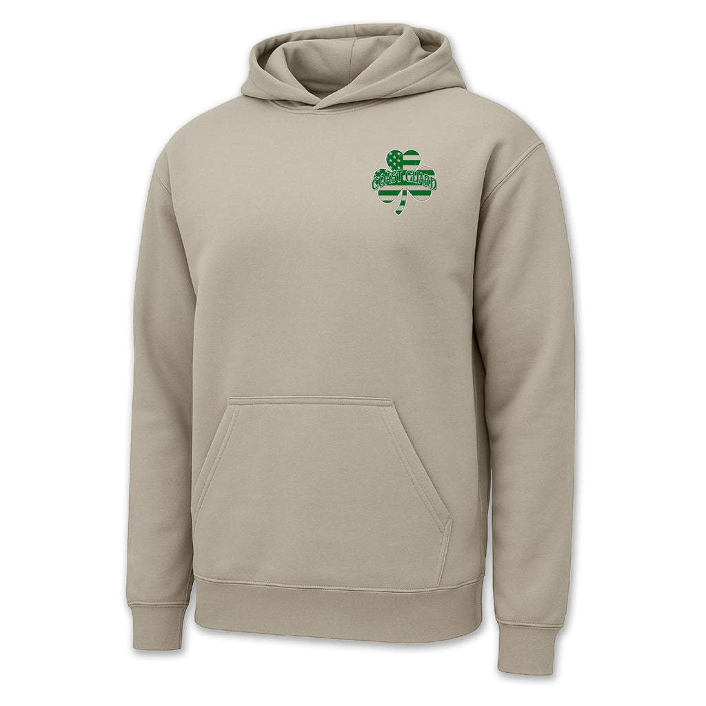 Pick Your Design Coast Guard Hooded Sweatshirt (Tan)