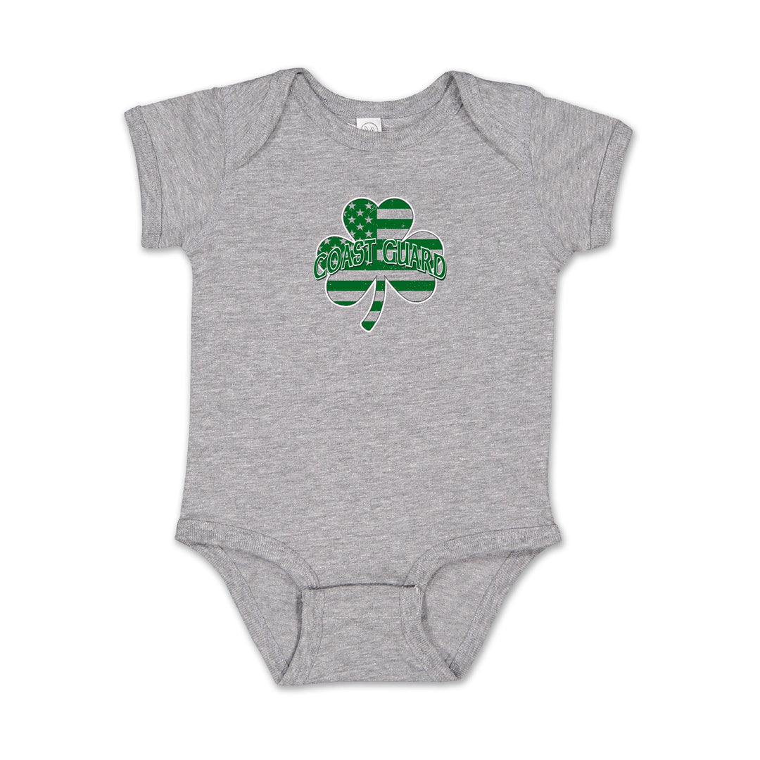 Coast Guard Shamrock Infant Romper