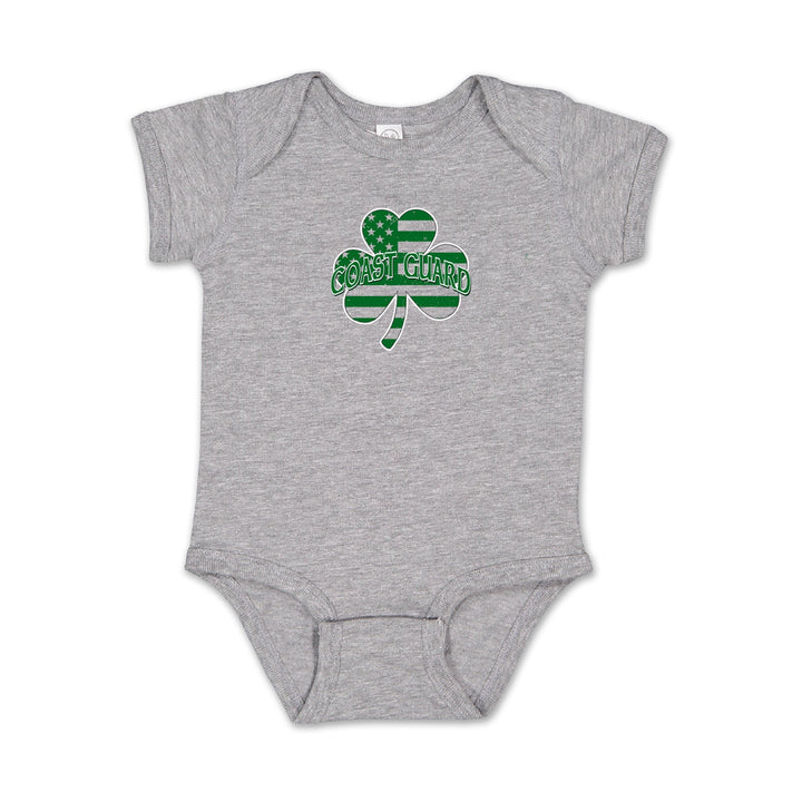 Coast Guard Shamrock Infant Romper