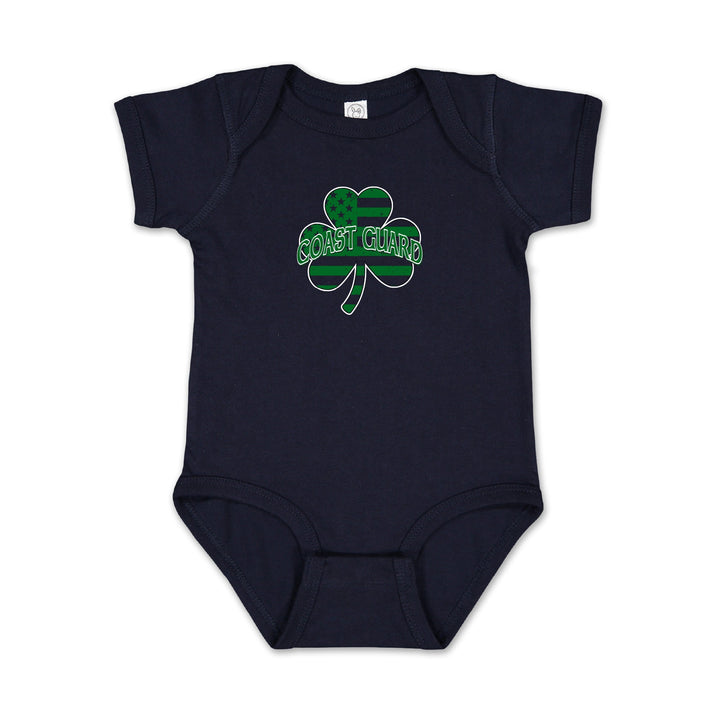 Coast Guard Shamrock Infant Romper