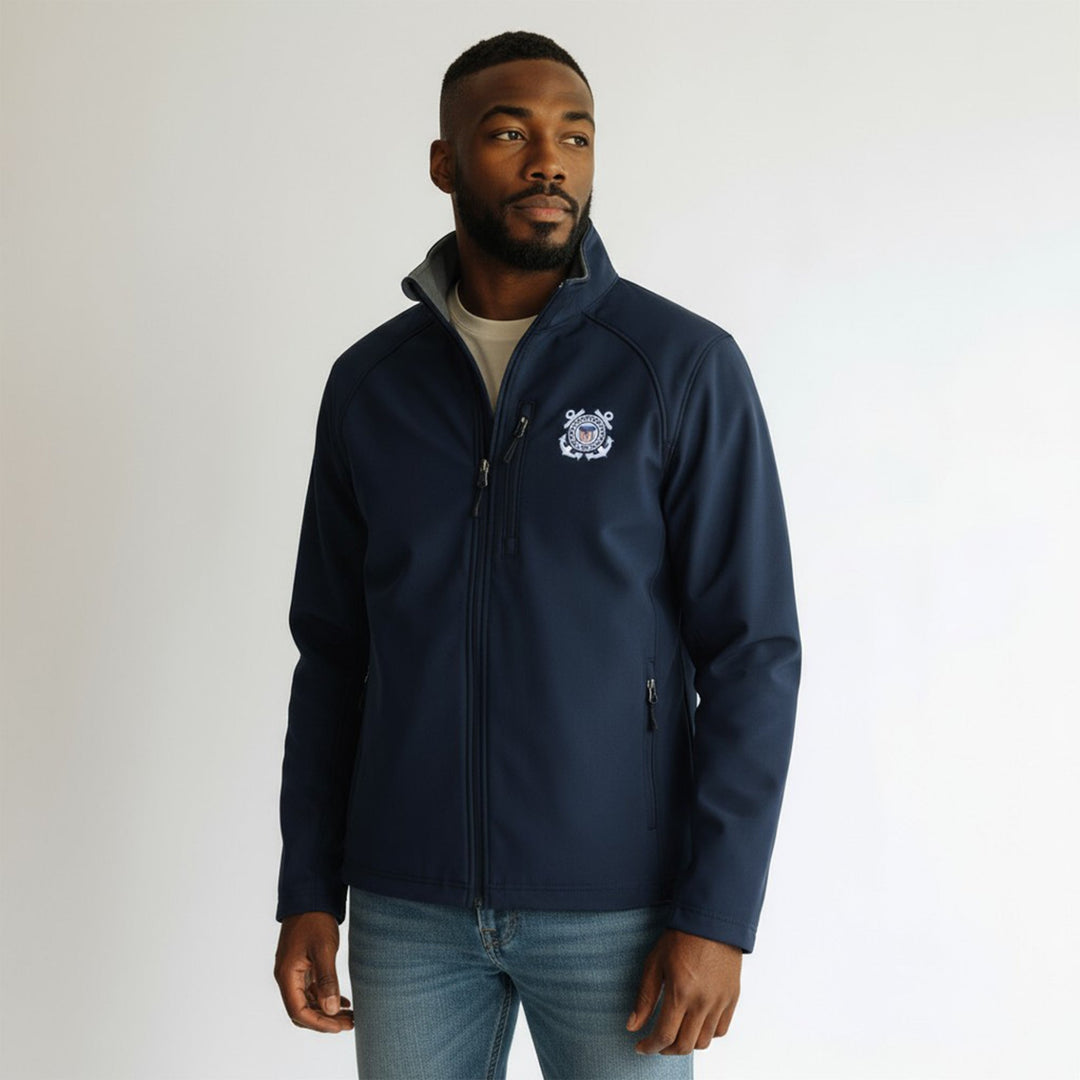 Coast Guard Soft Shell Jacket (Navy)