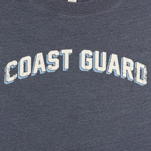 Load image into Gallery viewer, Coast Guard Ladies Distressed Arch T-Shirt (Navy)