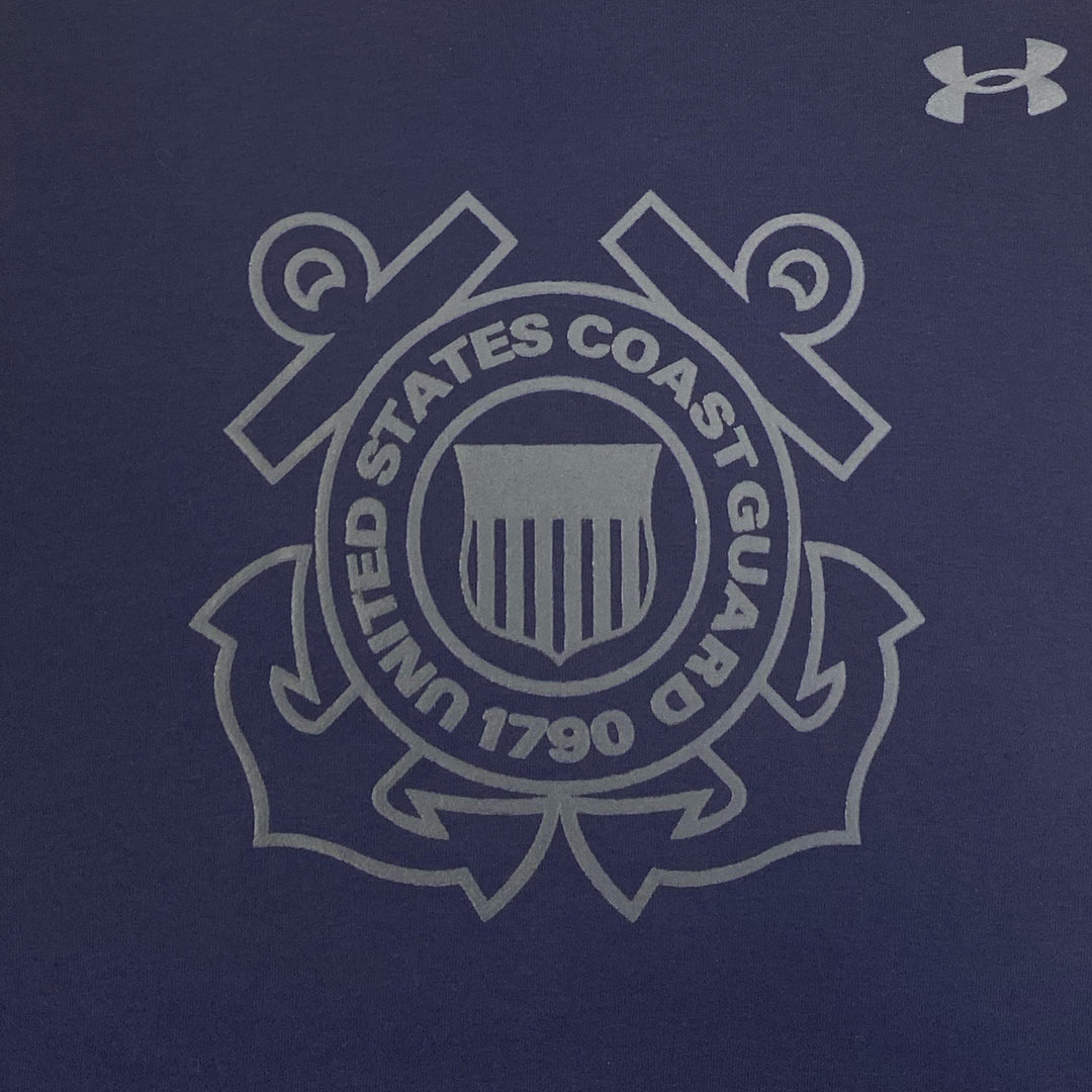 Coast Guard Under Armour Semper Paratus Armour Fleece Hood (Navy)
