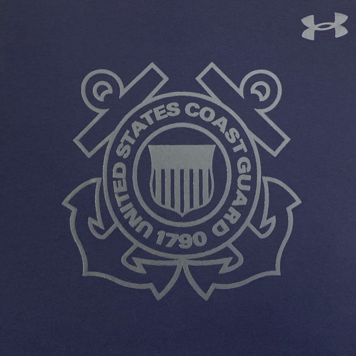 Coast Guard Under Armour Semper Paratus Armour Fleece Hood (Navy)