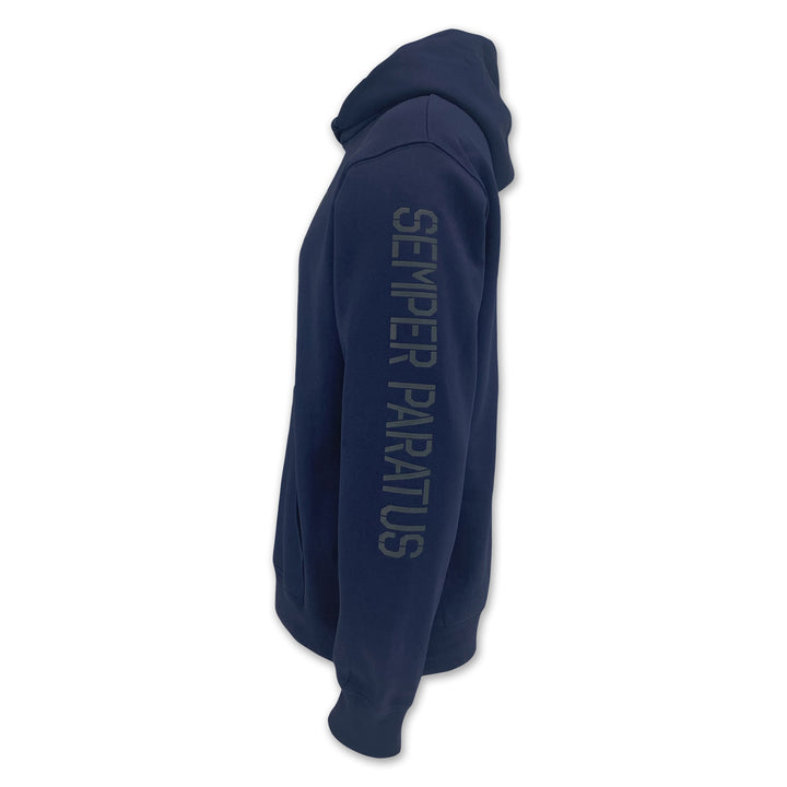 Coast Guard Under Armour Semper Paratus Armour Fleece Hood (Navy)