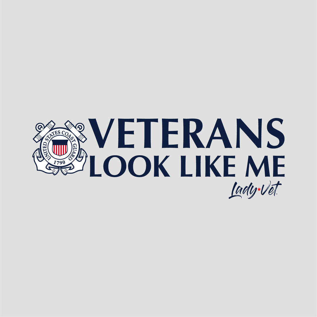 Coast Guard Vet Looks Like Me Ladies T-Shirt