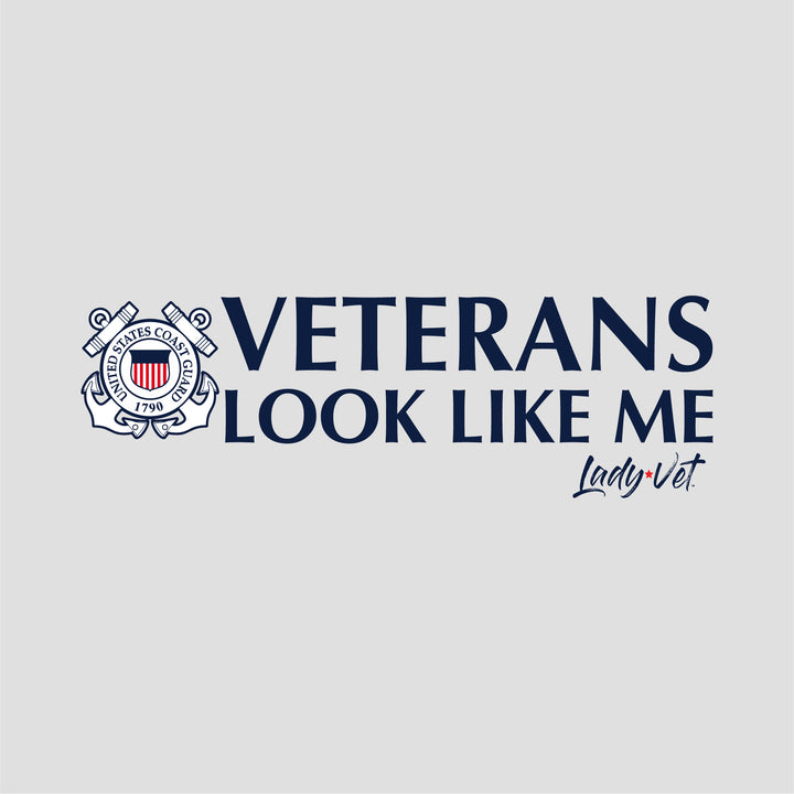 Coast Guard Vet Looks Like Me Ladies T-Shirt