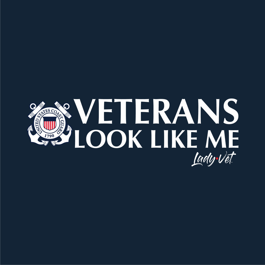 Coast Guard Vet Looks Like Me Ladies T-Shirt