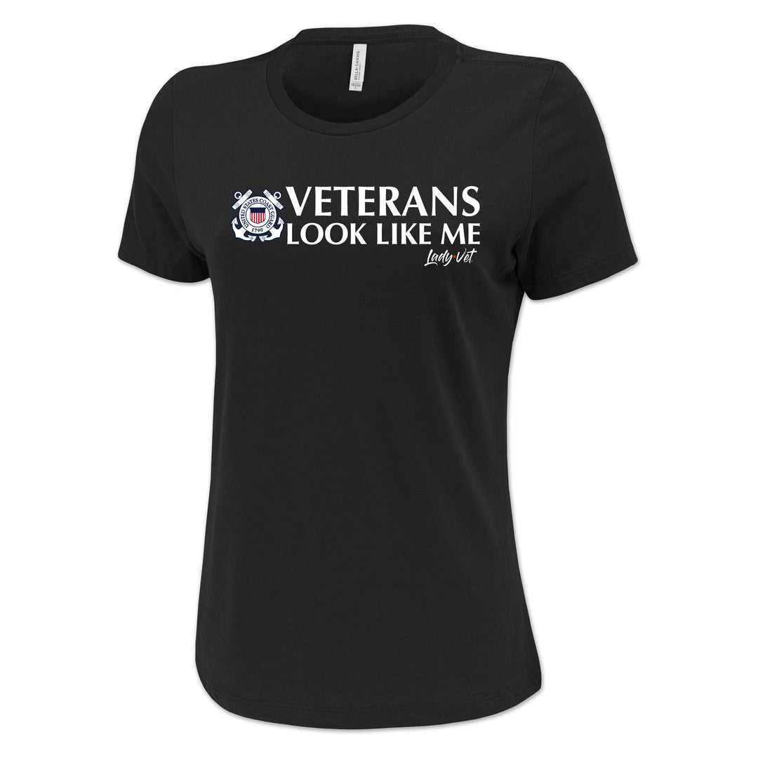 Coast Guard Vet Looks Like Me Ladies T-Shirt