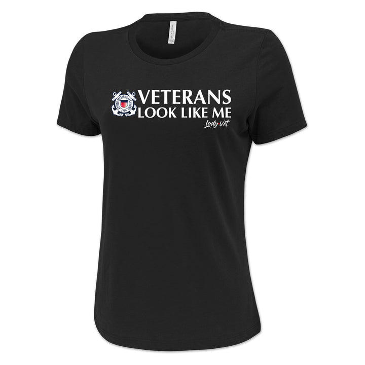 Coast Guard Vet Looks Like Me Ladies T-Shirt
