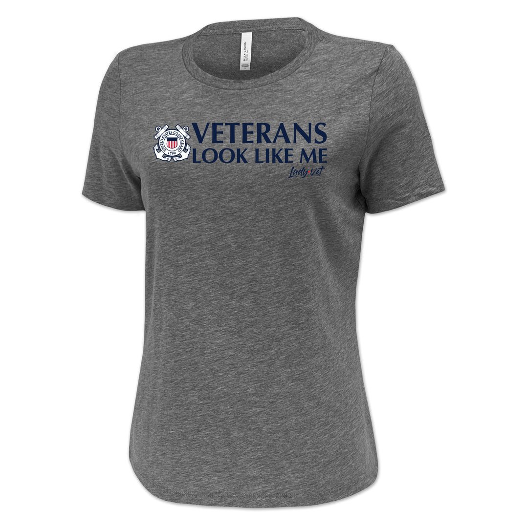 Coast Guard Vet Looks Like Me Ladies T-Shirt