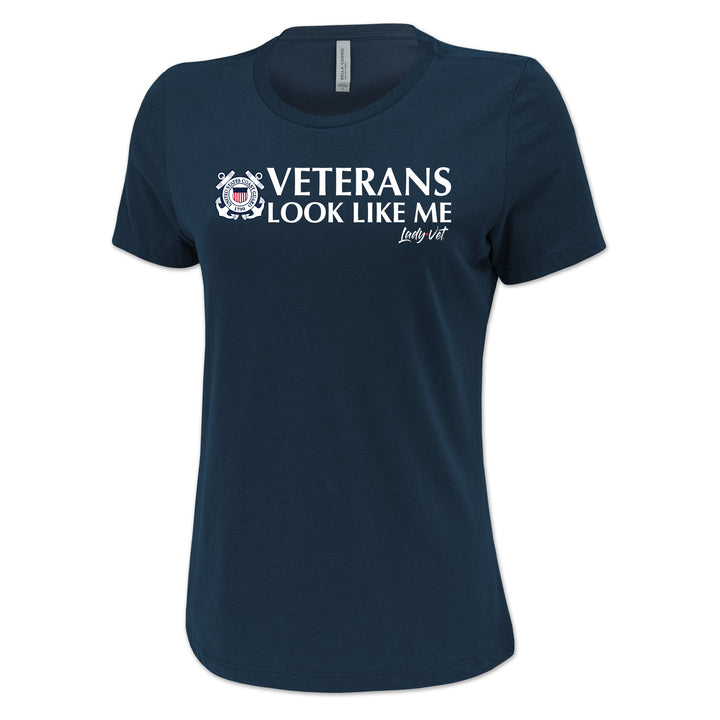 Coast Guard Vet Looks Like Me Ladies T-Shirt