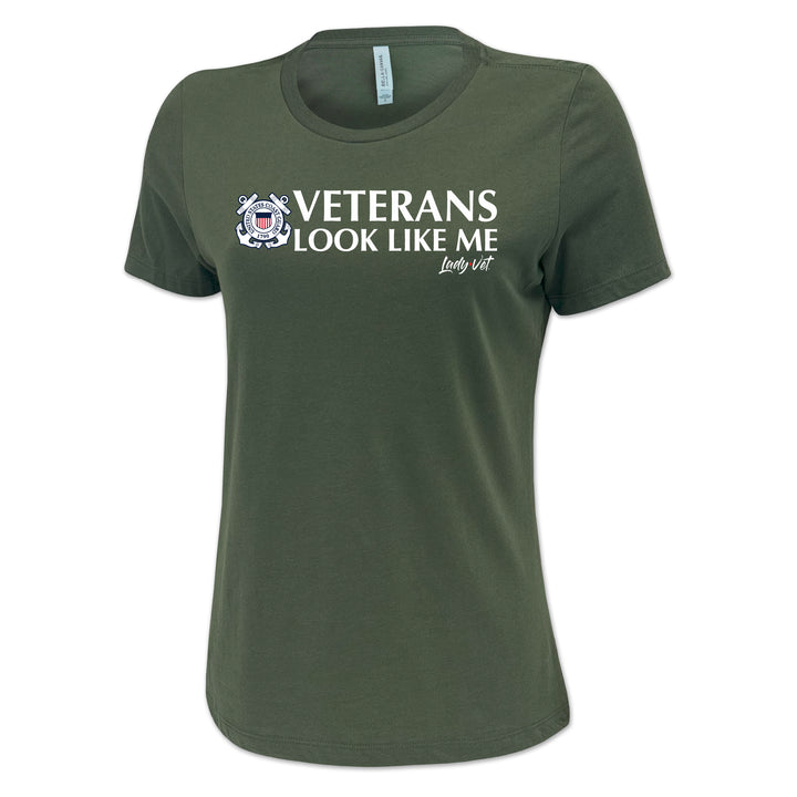 Coast Guard Vet Looks Like Me Ladies T-Shirt
