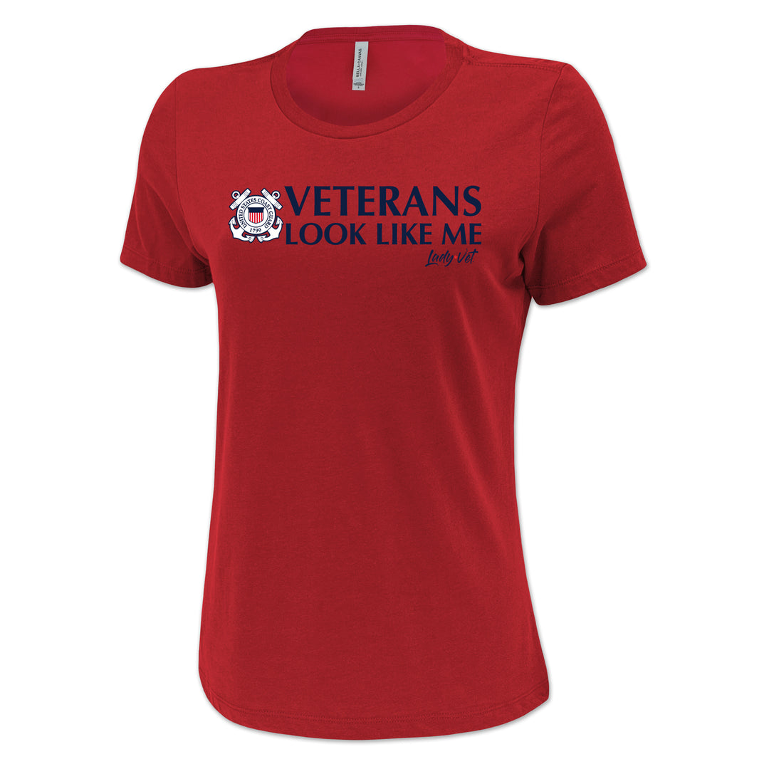 Coast Guard Vet Looks Like Me Ladies T-Shirt